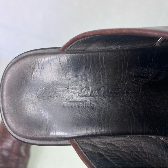 Tommy Bahama Sandals Mens Size 8 Brown Leather  Fisherman made in Italy main image 13